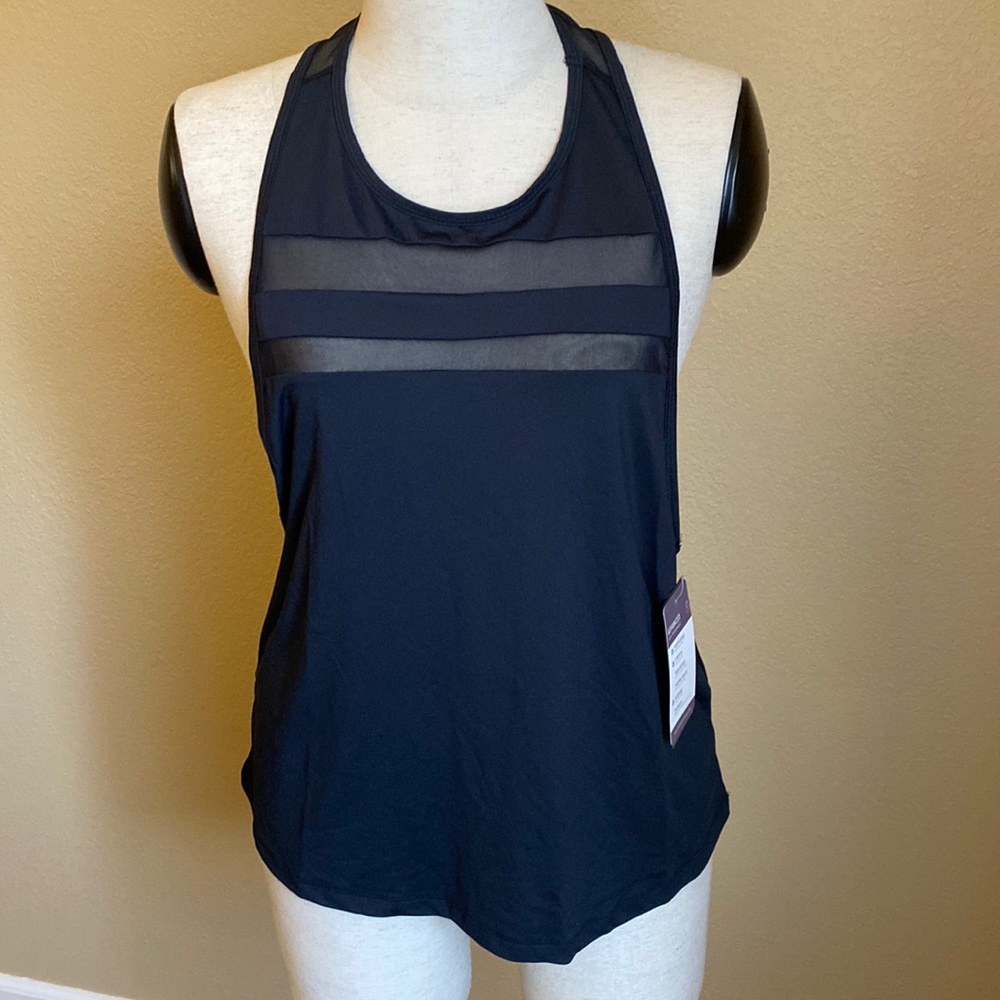 Black Active Muscle Tank
